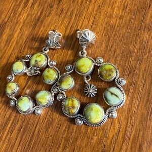 Western Style Palomino Dangle Earrings